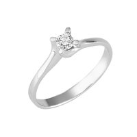 Anello Gazzola Gioielli Donna in Oro bianco Diamante AN-108-72-1-10-F-VS/SI0.05